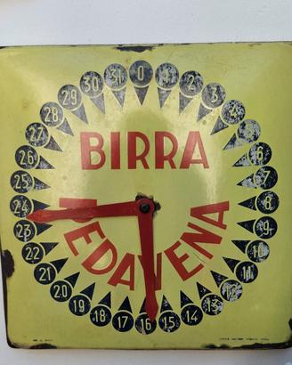 smaltata birra Pedavena segnapunti 
