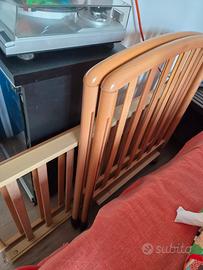lettino con le sbarre
