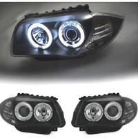 FARI BMW E81 E87 E82 E88 ANGEL EYES SFONDO NERO