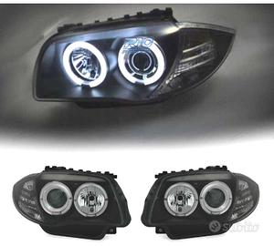 FARI BMW E81 E87 E82 E88 ANGEL EYES SFONDO NERO