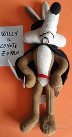 PUPAZZO WILLY IL COYOTE ZORRO 