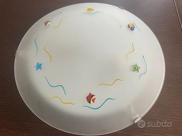 Plafoniera Acquarius Grande in vetro di Murano