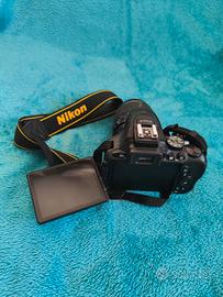Nikon D5500 + 18-55 VR – kit completo, 8.500scatti
