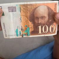 100 centesimi francesi anni 90