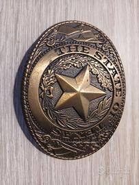 Fibbia per cintura Vintage Western Made In Usa
