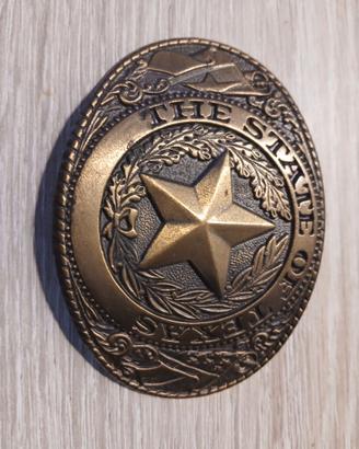 Fibbia per cintura Vintage Western Made In Usa