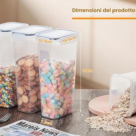 Set Di 4, Barattoli Ermetici