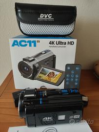 Videocamera Digitale Con Schermo Ribaltabile 4k 