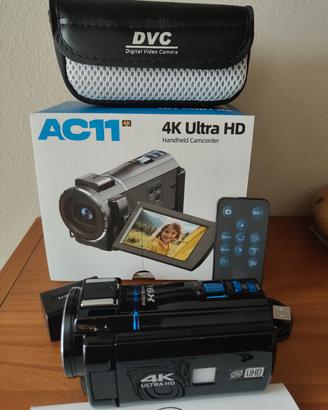 Videocamera Digitale Con Schermo Ribaltabile 4k 