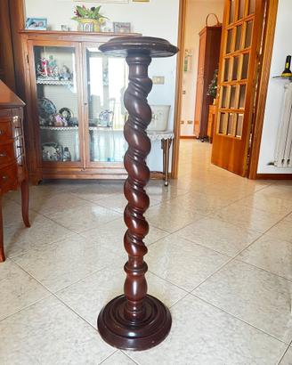 Alzatina portavaso in legno