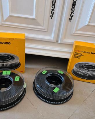 2 Portadiapositive Kodak Carousel S-AV2000 Vintage