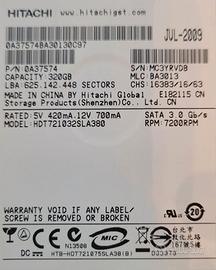 HDD Hitachi 7200 rpm sata