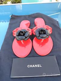 sandali donna Chanel come nuovi tg 38 stupendi