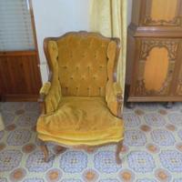 Poltroncina vintage antica permuto