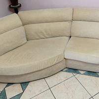 Divano sfoderabile con penisola