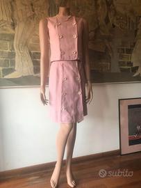 completo in lino   anni 1960 vintage