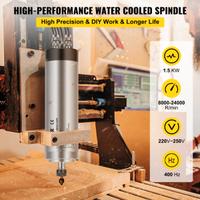 Motore Mandrino Raffreddato ad Acqua, 1.5KW 400 Hz