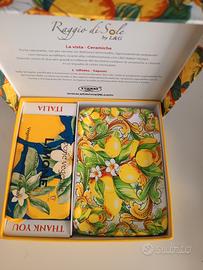 portasapone in ceramica con sapone