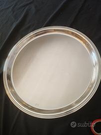 CHRISTOFLE VASSOIO TONDO 40 CM ALBY 