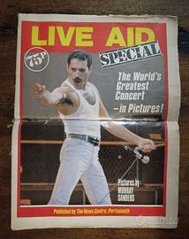 rivista vintage  Live Aid Special 1985 originale