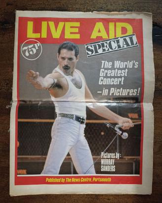 rivista vintage  Live Aid Special 1985 originale
