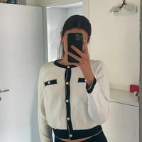 giacca cardigan con bottoni elegante