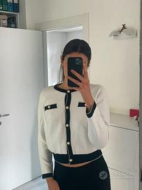 giacca cardigan con bottoni elegante