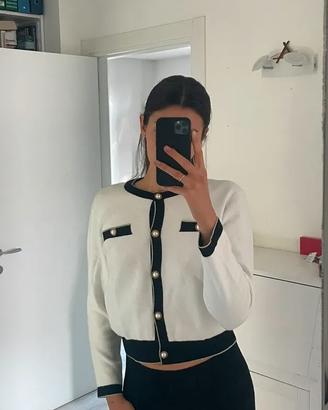 giacca cardigan con bottoni elegante