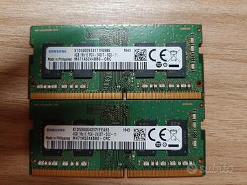 RAM Samsung ddr4 2x4GB 2400MHz