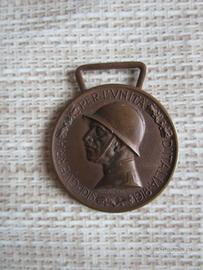 MEDAGLIA 1° guerra 1915 -1918 UNITA D'ITALIA CONIA