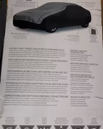 Telo antigrandine auto