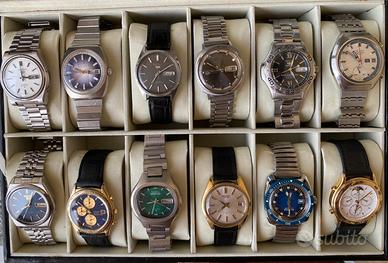Vintage orologi Seiko Lorenz Edox Timex