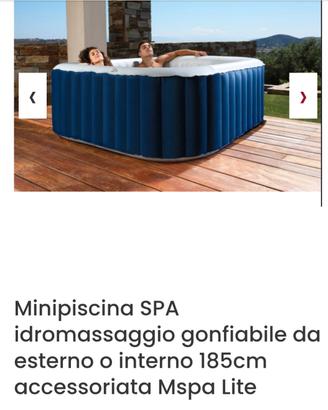 mini piscina idromassaggio 