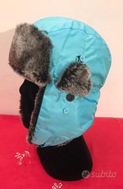Cappello Aviatore Trapper Ushanka Turchese