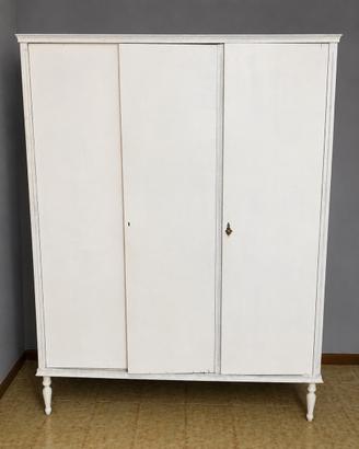Armadio vintage 3 ante in legno – anni ’50/’60