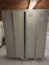 Armadietti spogliatoio in acciacio