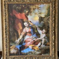 Cornice vintage e stampa di F. BAROCCI