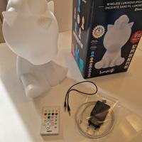 Lampada Led Unicorno con cassa bluetooth