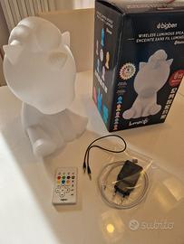 Lampada Led Unicorno con cassa bluetooth