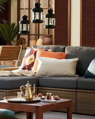 DIVANO DA ESTERNO IKEA SOLLERON GRIGIO ANTRACITE