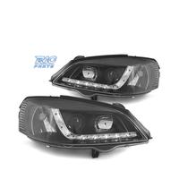 FARI OPEL ASTRA G 94-97 LUCE DIURNA A LED FONDO NE