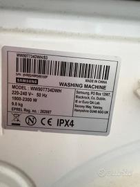 lavatrice Samsung WW90T734DWH