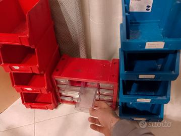 cassettini e contenitori porta minuteria