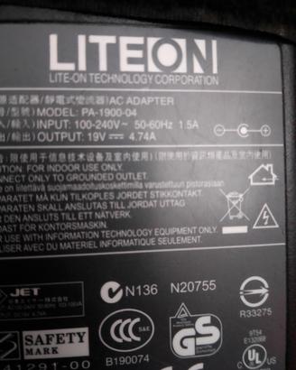 alimentatore PC liteon