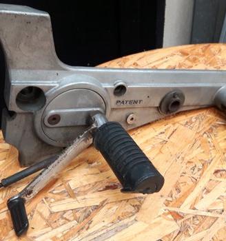 Supporti pedane dx sx LAVERDA 1000 RGS