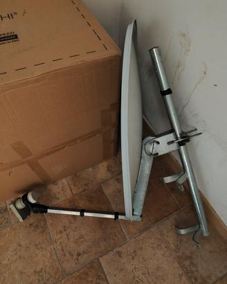 Kit Antenna Parabola Satellitare  80 cm 