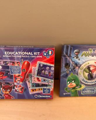 Lotto giochi in scatola Nuovi Clementoni PJMASKS