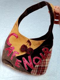 Borsa A Spalla CafèNoir Vintage Patchwork in Vellu