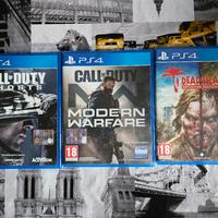 Set 3 Giochi PS4 - 30 euro