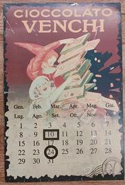 Calendario metallo magneti "Cioccolato Venchi"
